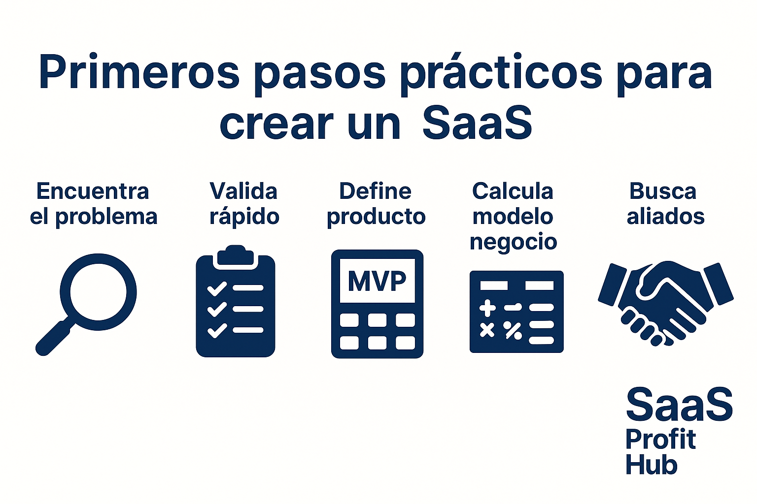 Primeros pasos prácticos para crear un SaaS
