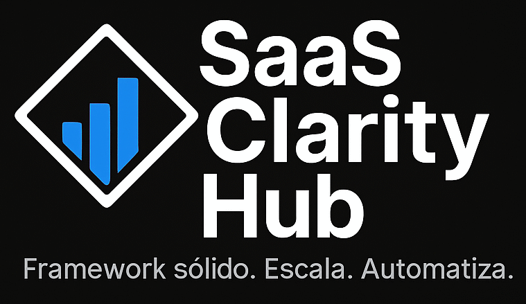 Logo SaaS Clarity Hub - Framework sólido para escalar y automatizar negocios SaaS