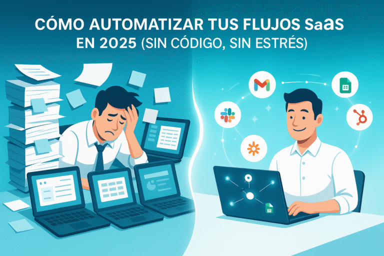 Automatización SaaS sin código 2025